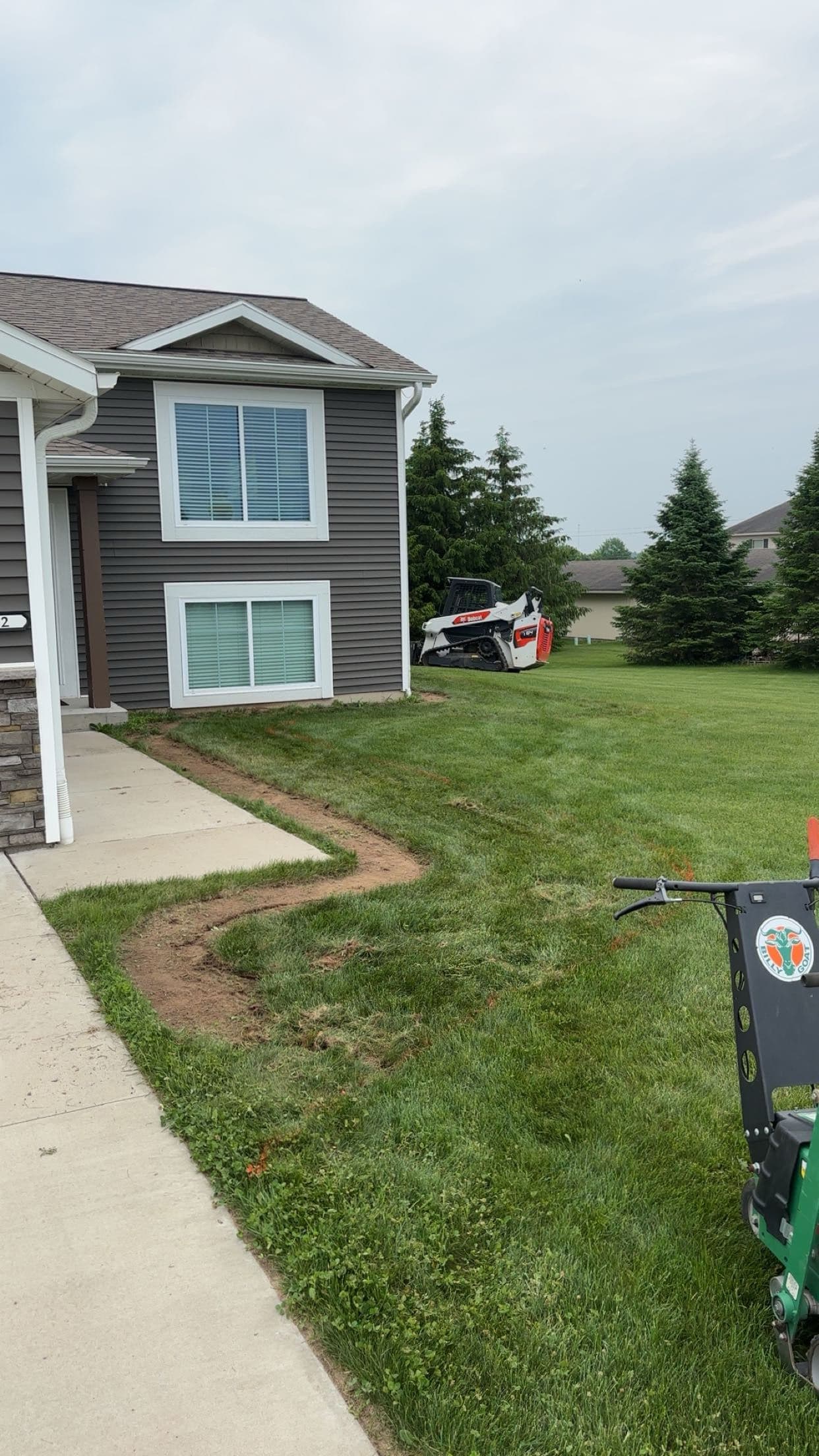 Gallery photos for Sod Removal to Rock Beds with Brick Edging and Plants: Image #5