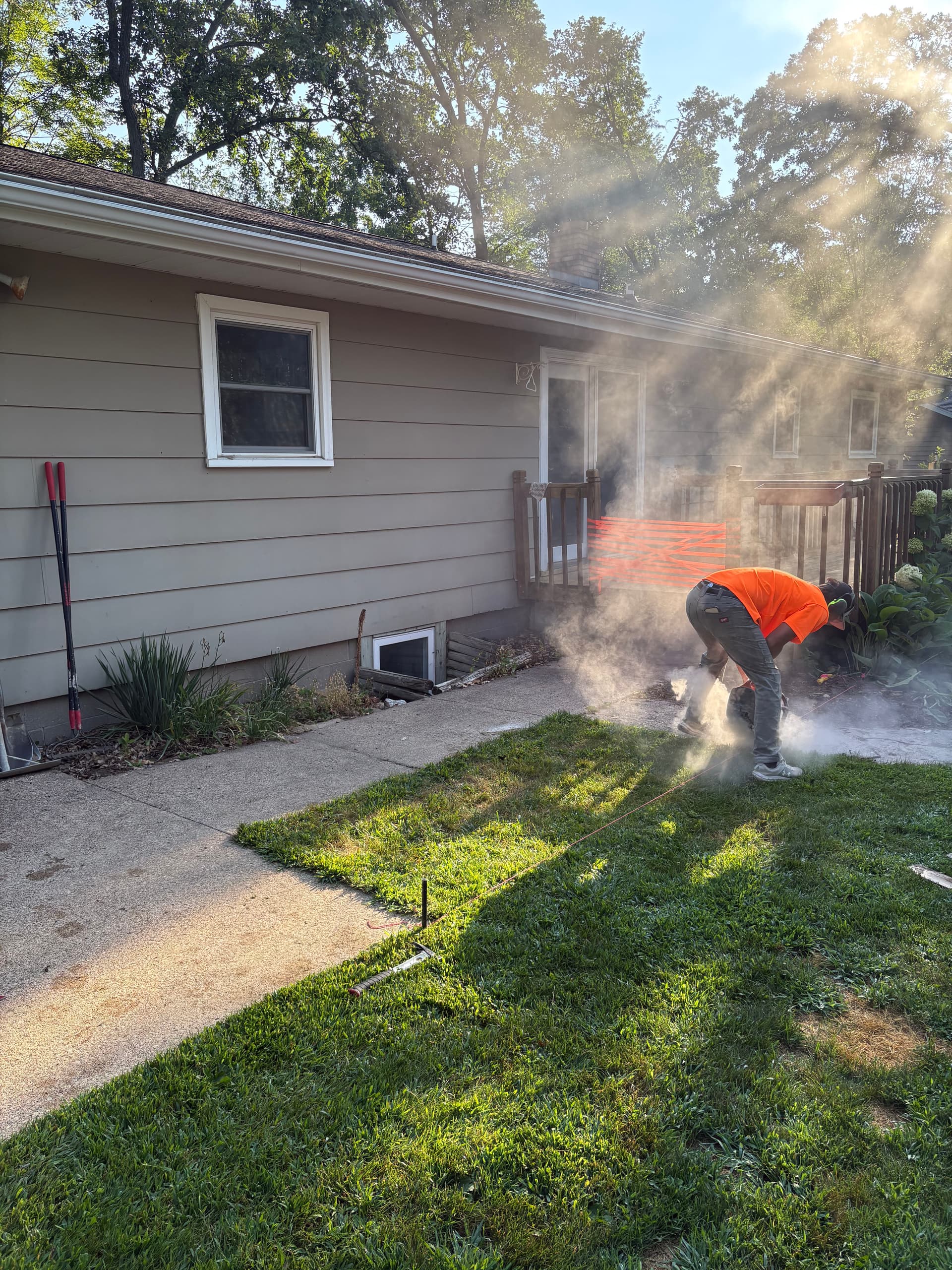 Gallery photos for Backyard Patio Extension and Concrete Window Well Replacement: Image #7