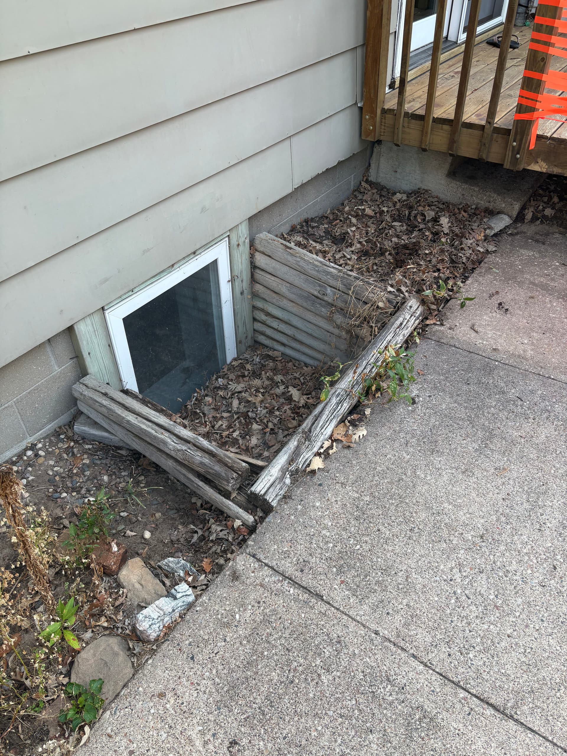 Gallery photos for Backyard Patio Extension and Concrete Window Well Replacement: Image #4