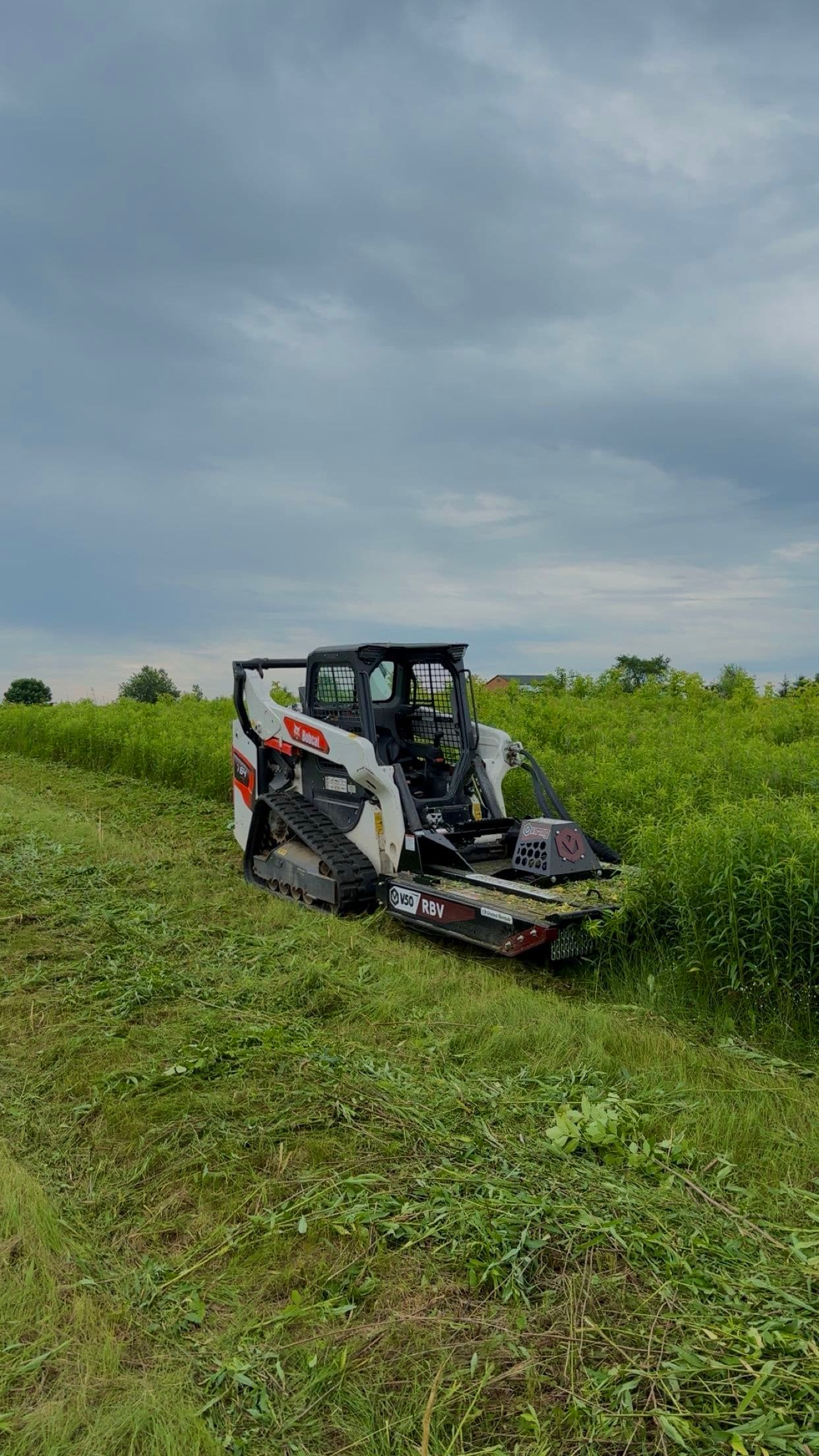 Gallery photos for Overgrown Field Cleared and Cleaned Up with a Brush Hog: Image #5