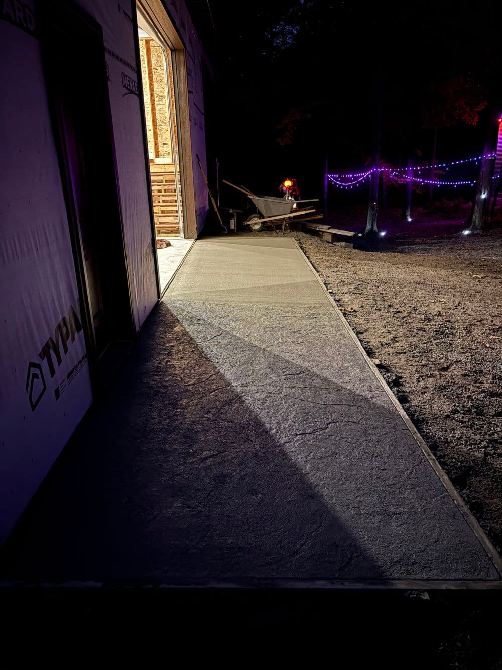 Project Stylish Garage Approach with Stamped and Broom Finish in Mosinee image