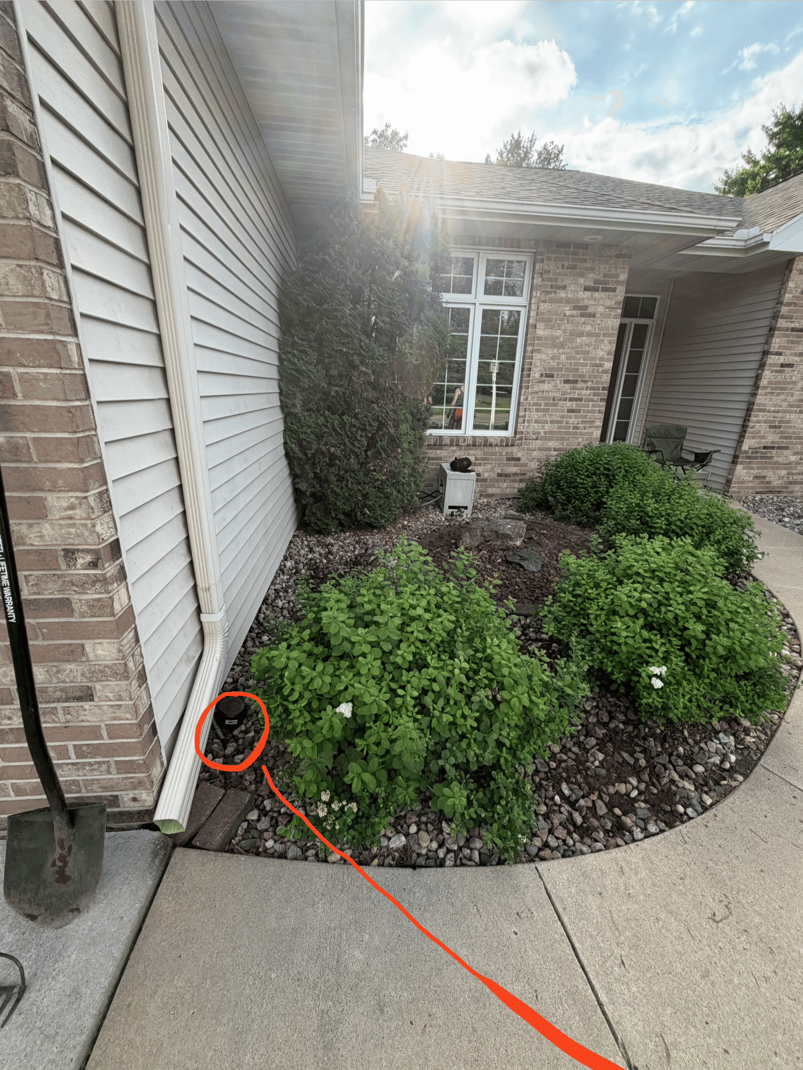 Gallery photos for Concrete Flatwork Solves a Garage Water Drainage Problem: Image #5