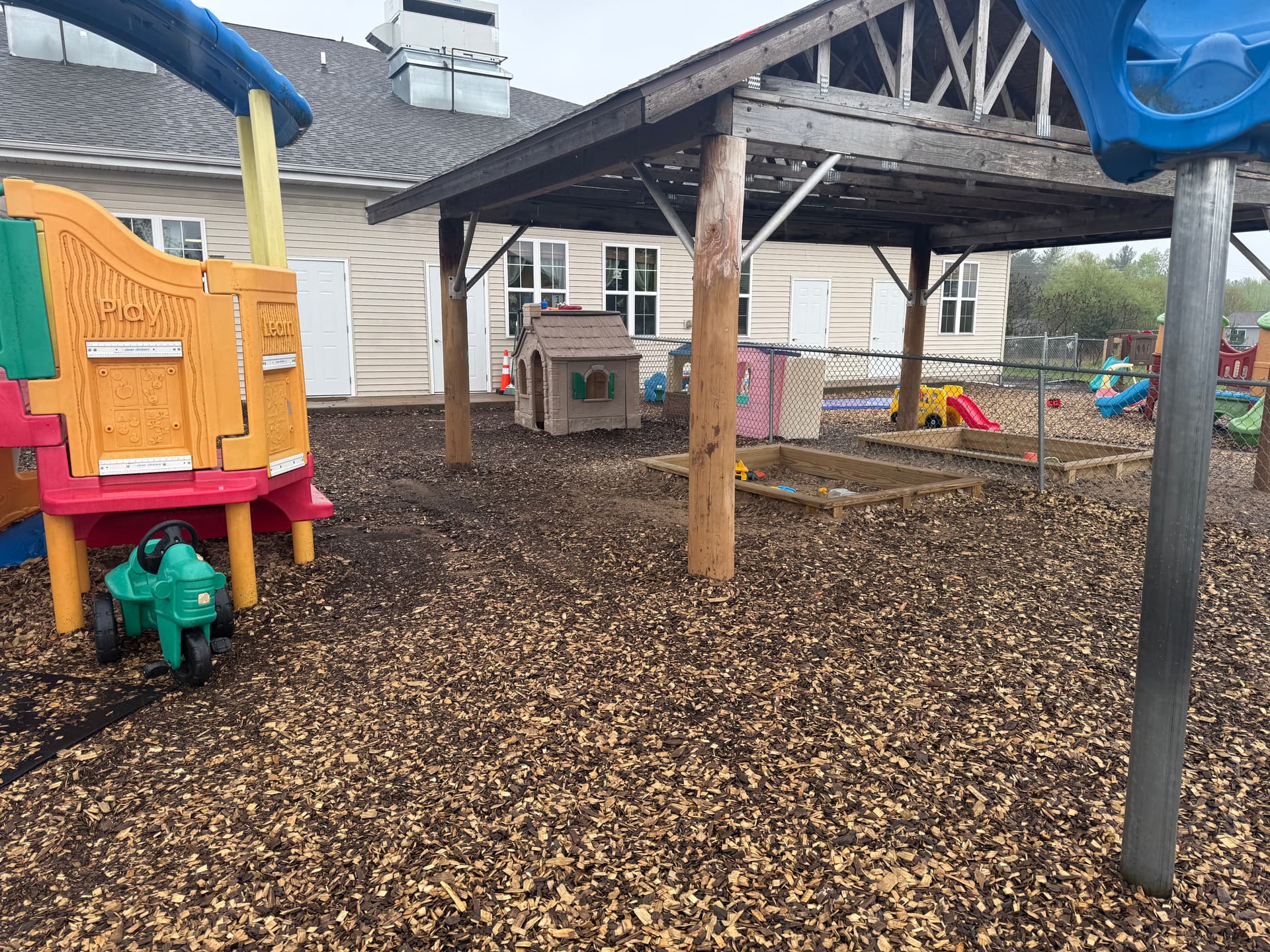 Gallery photos for Playground Wood Chip Refresh at Story Book Kids Daycare: Image #1