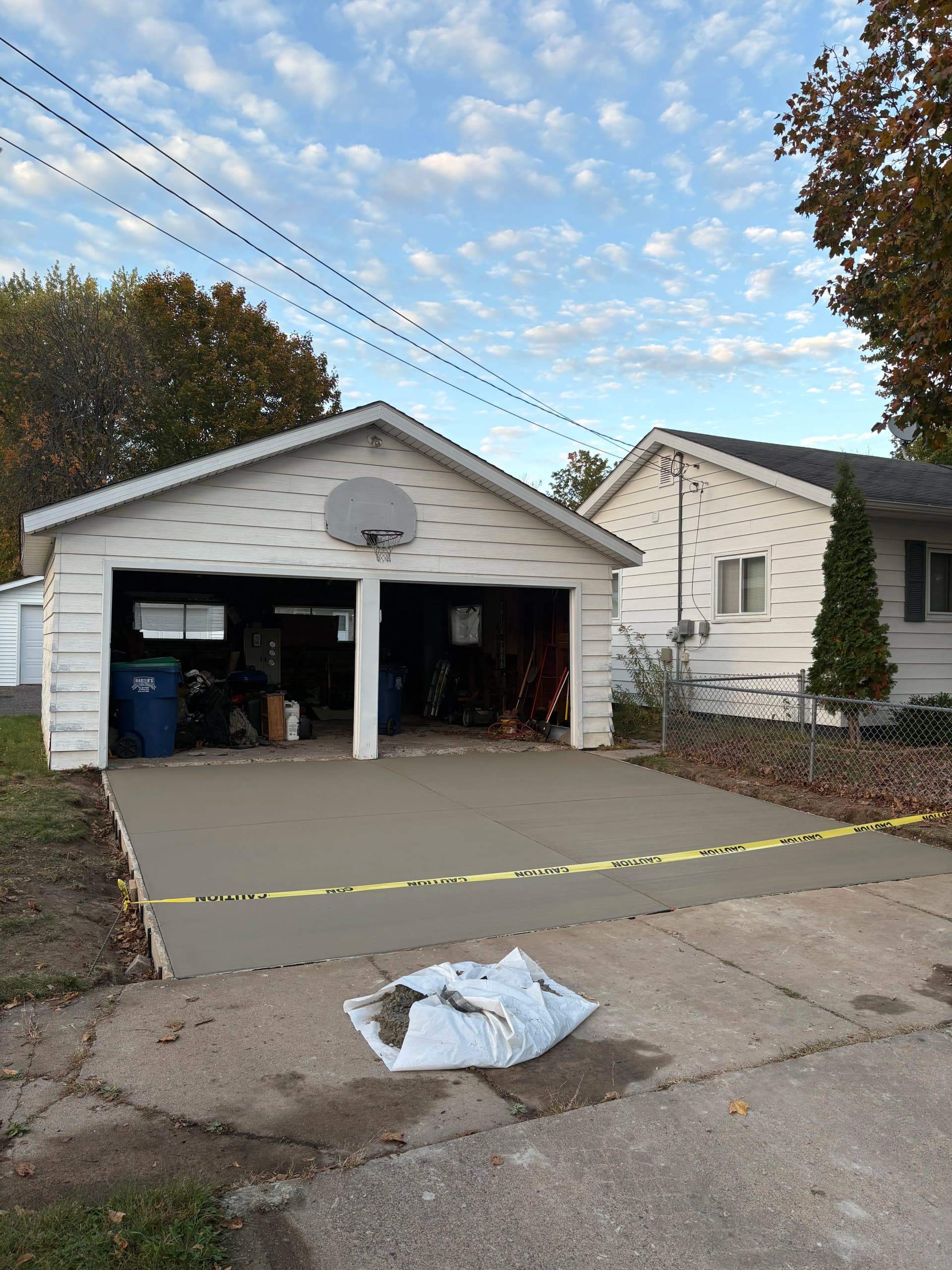 Gallery photos for Crumbling Garage Approach Gets a Fresh Concrete Driveway Replacement: Image #4