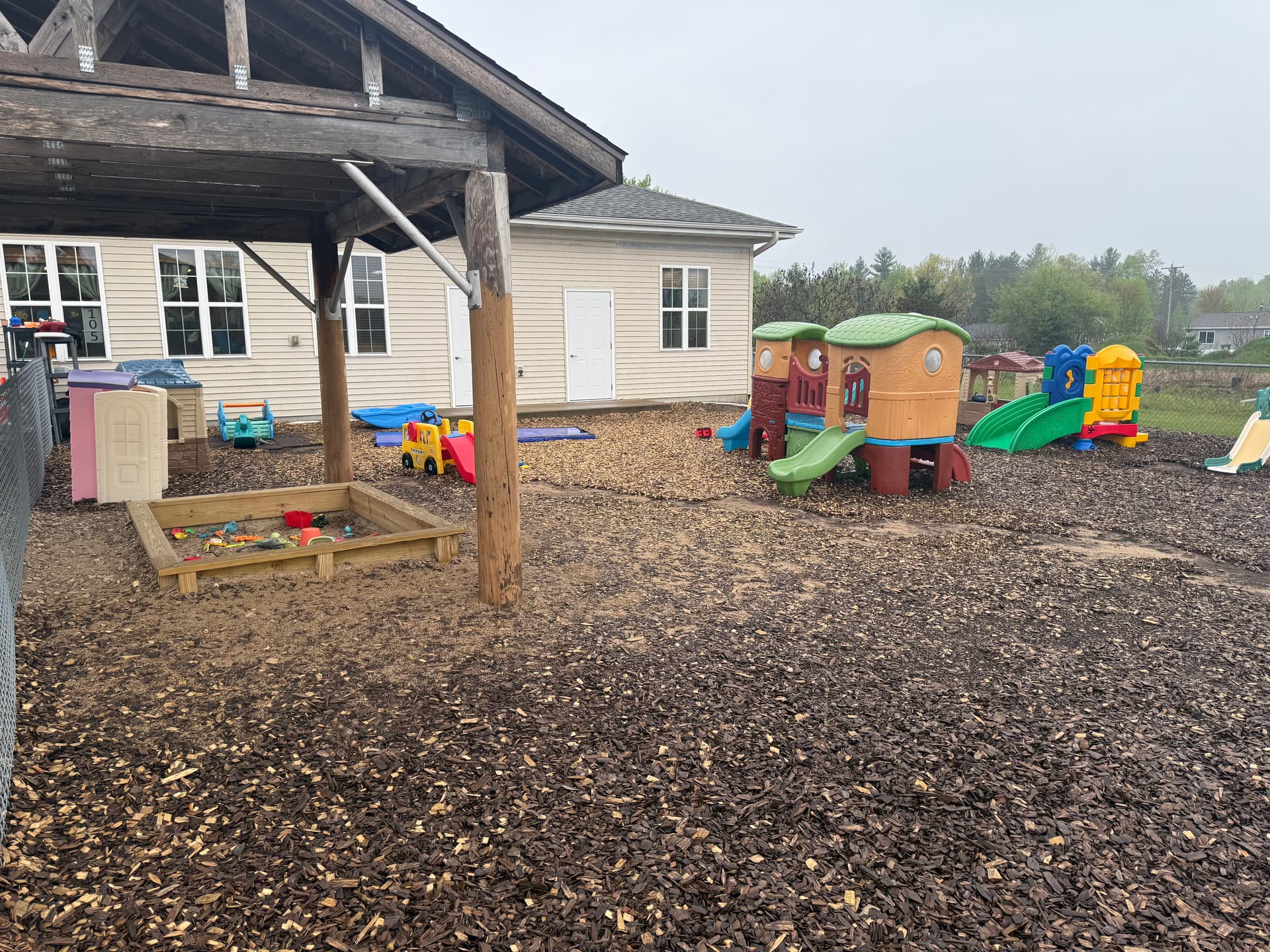 Gallery photos for Playground Wood Chip Refresh at Story Book Kids Daycare: Image #4