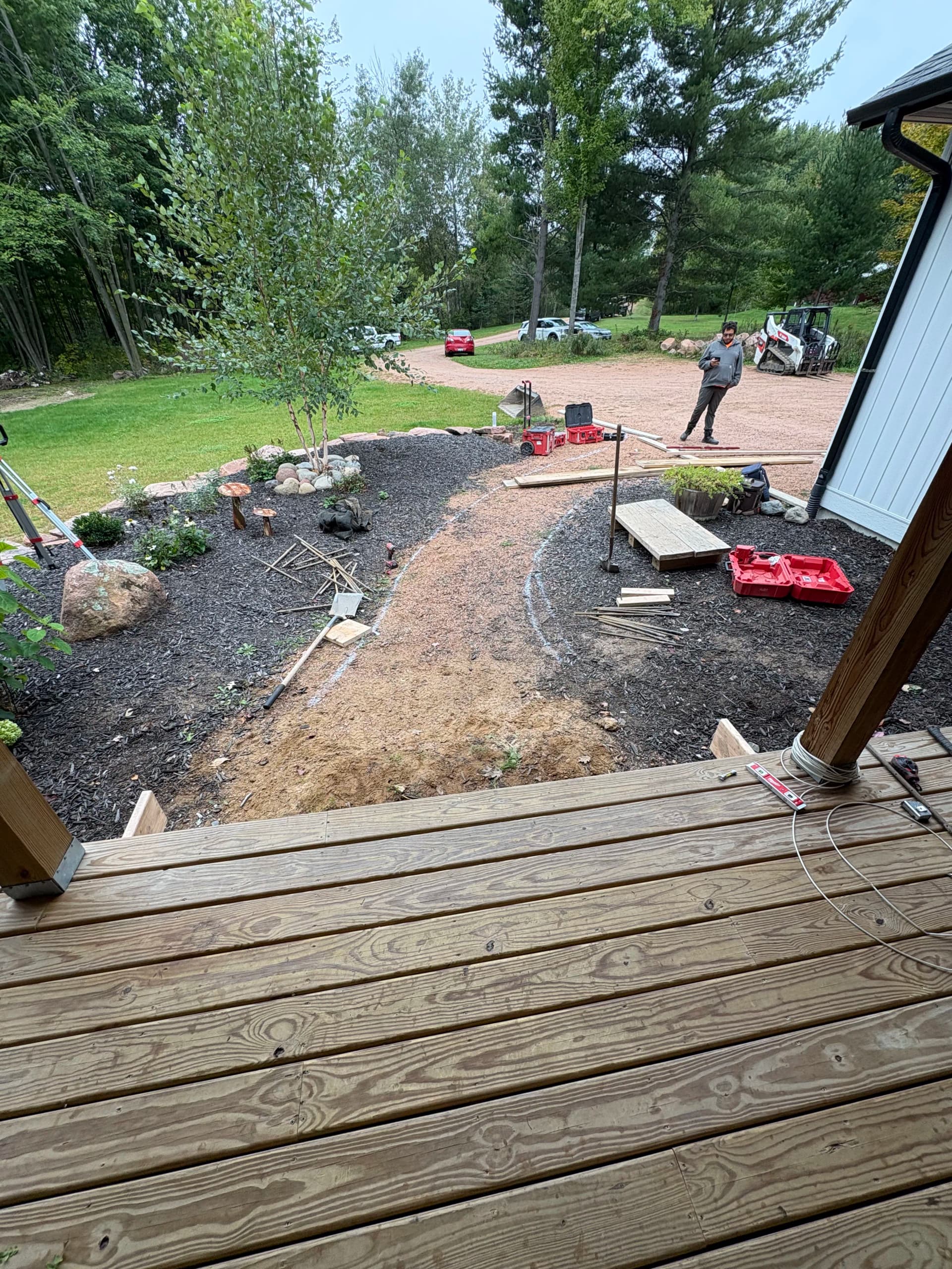Gallery photos for New Front Step, Sidewalk, and Garage Approach Poured Clean: Image #8