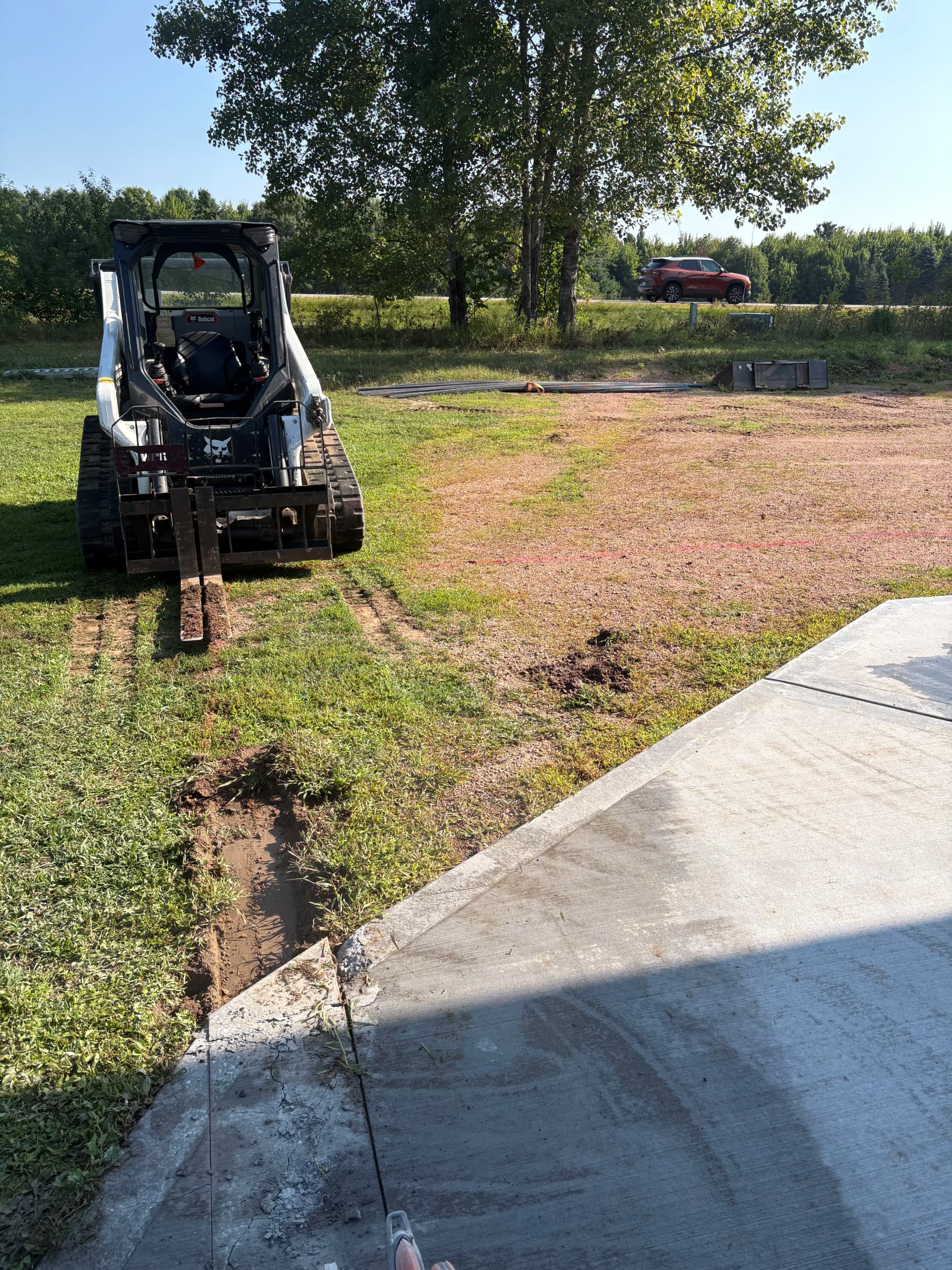 Gallery photos for Patio Extension, Garage Approach, and Slab Work at a Shop Property: Image #8