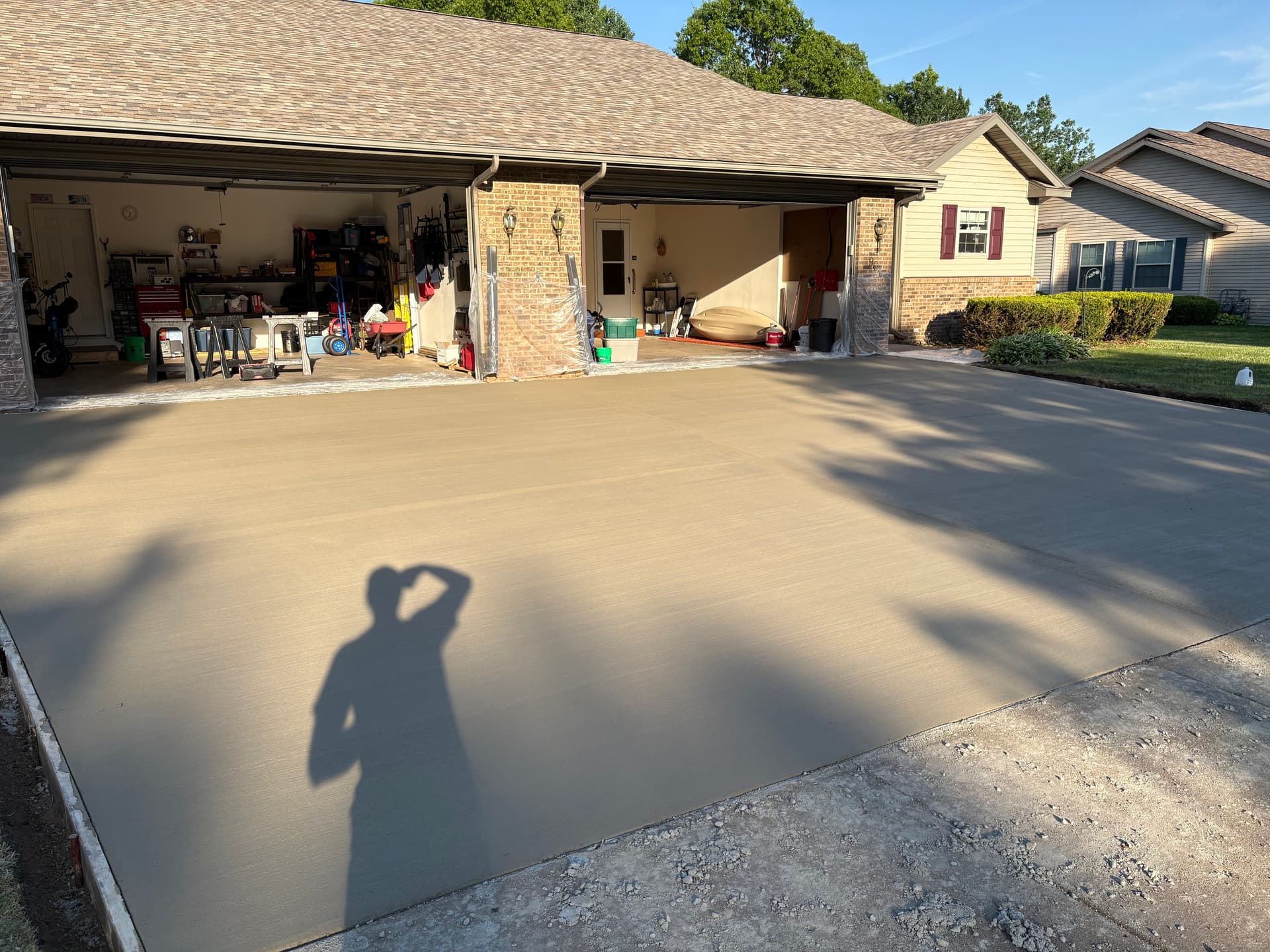 Gallery photos for Full Driveway Replacement - Blacktop Out, Concrete In: Image #3