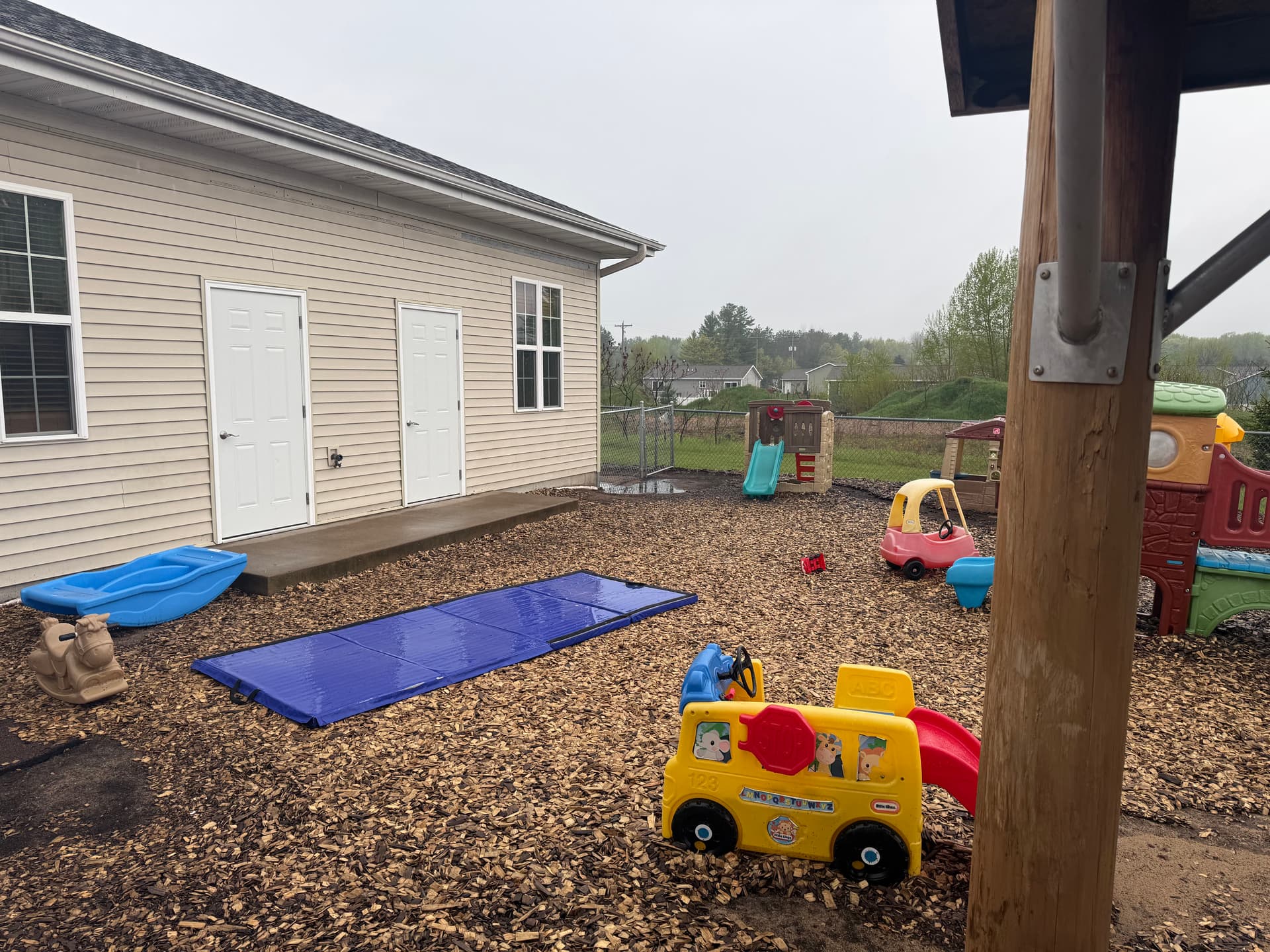 Gallery photos for Playground Wood Chip Refresh at Story Book Kids Daycare: Image #5