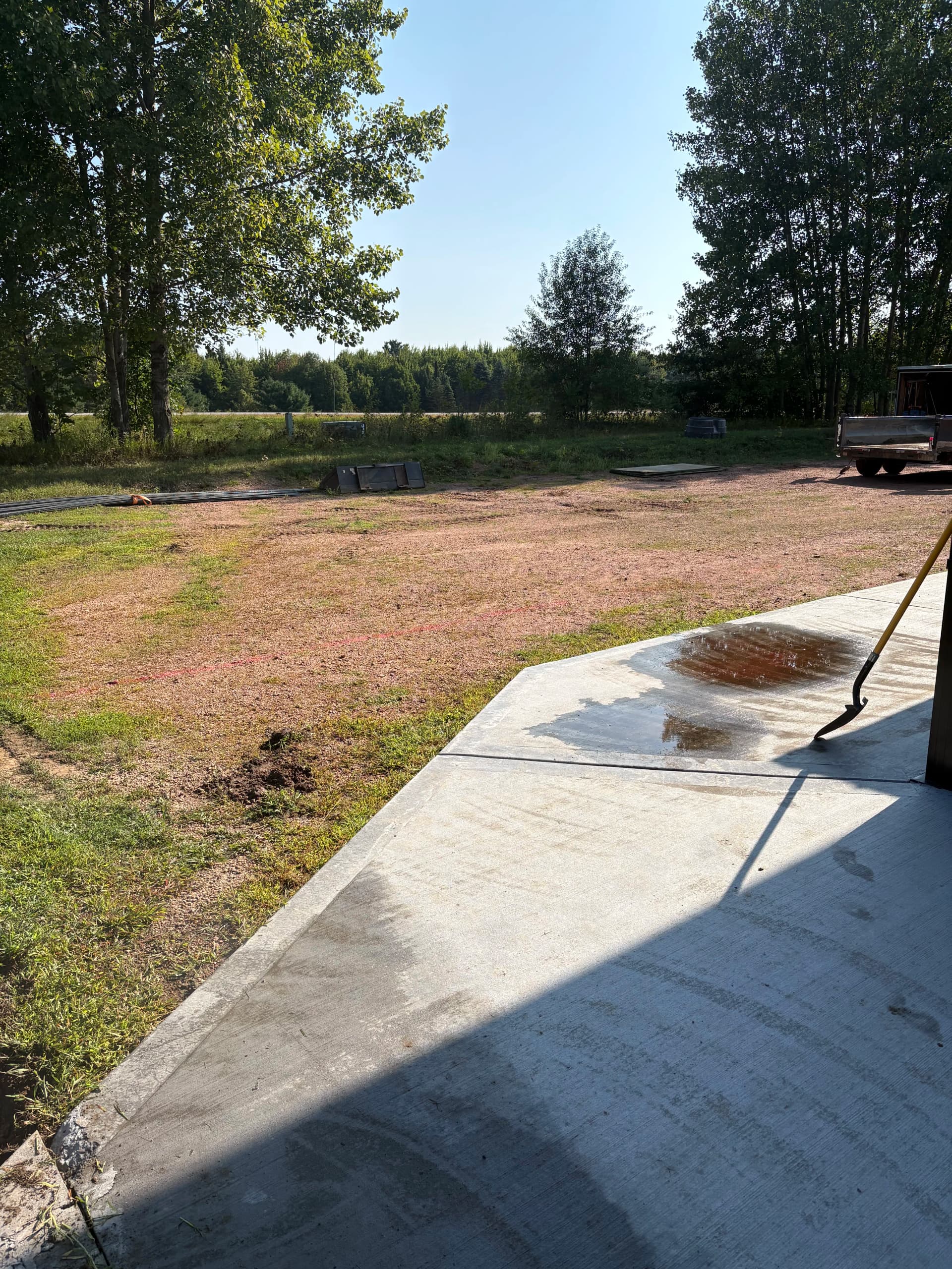 Gallery photos for Patio Extension, Garage Approach, and Slab Work at a Shop Property: Image #7